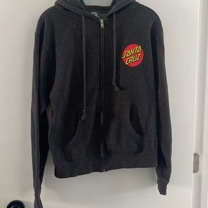 Santa Cruz Zip Up Hoodie